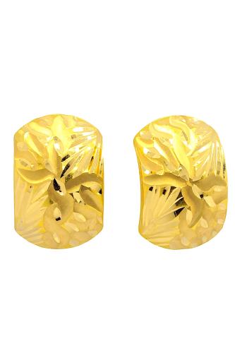 Cigold 22 Ayar Altın Taşsız Fantezi Küpe OA-K2KÜP0325025713